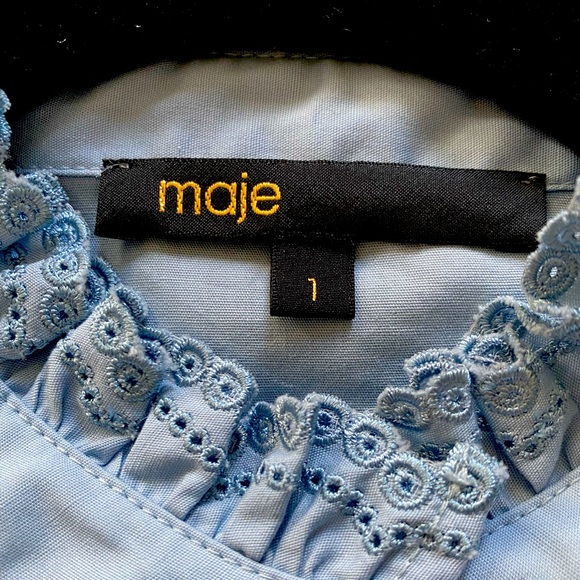 Maje blue shirt - Picture 3 of 6